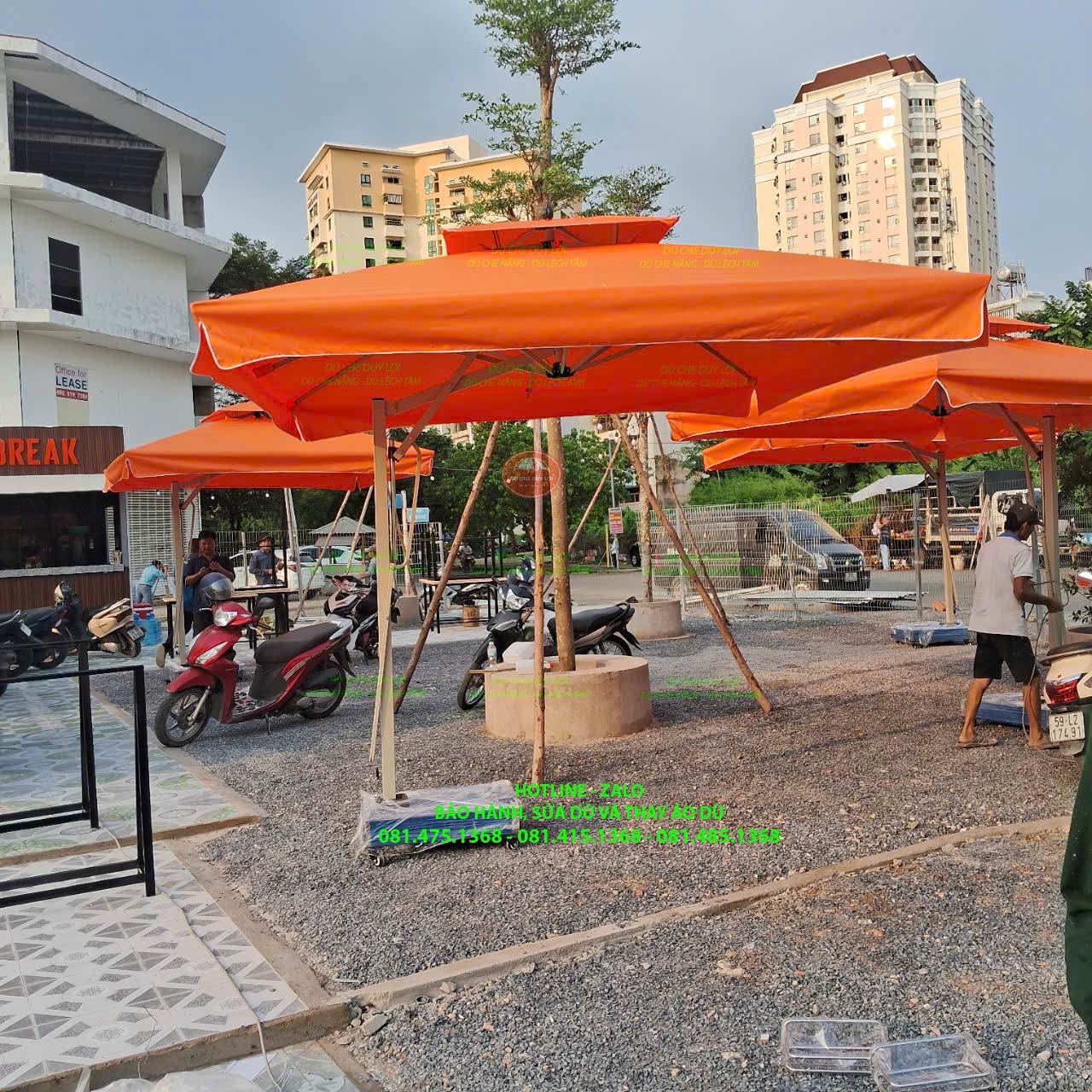 Dù lệch tâm vuông hai tầng Duy Lợi