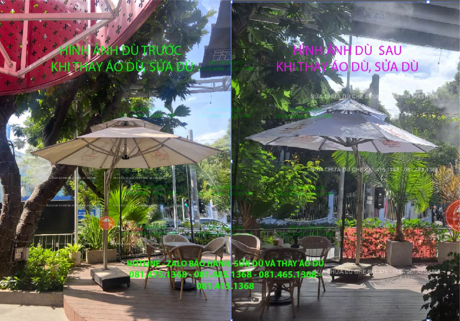 Sửa Chữa Dù Che, Thay Bạt Dù Che Duy Lợi