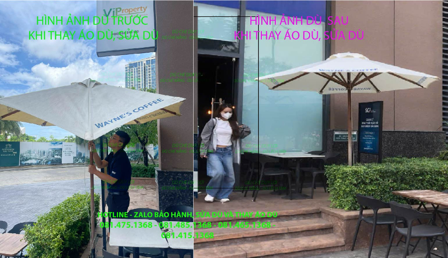 Sửa Chữa Dù Che, Thay Bạt Dù Che Duy Lợi