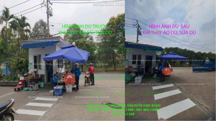 Sửa Chữa Dù Che, Thay Bạt Dù Che Duy Lợi